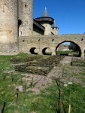 Plessis en construction dans la citadelle de Carcassonne (Aude)